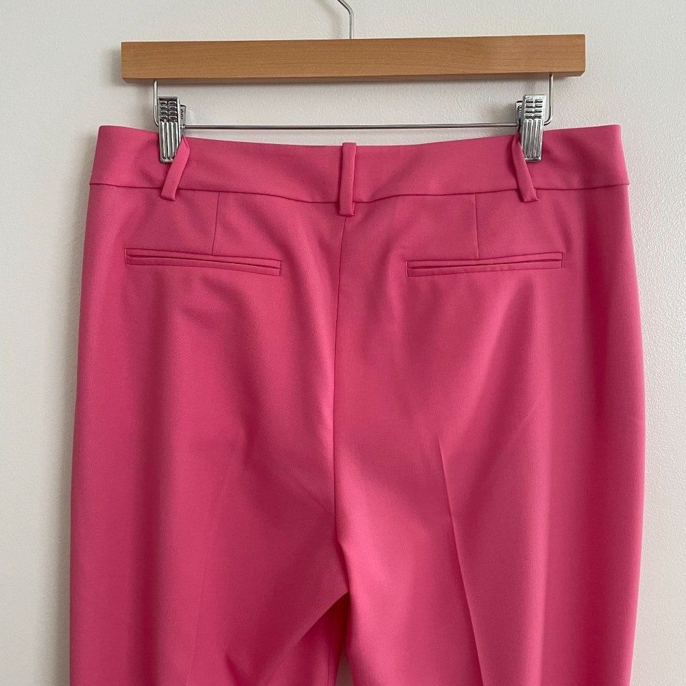 NWT & Other Stories Pink Trouser Pants High Rise Straight Leg Pockets US 8 - Picture 5 of 10
